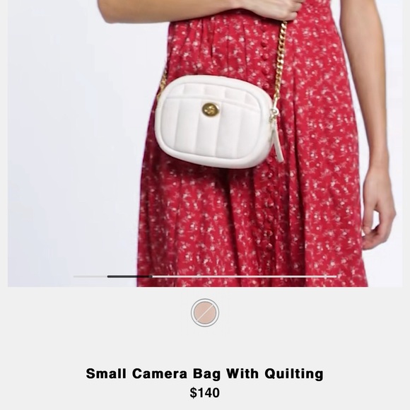 Small Camera Bag With Quilting - Picture 2 of 2